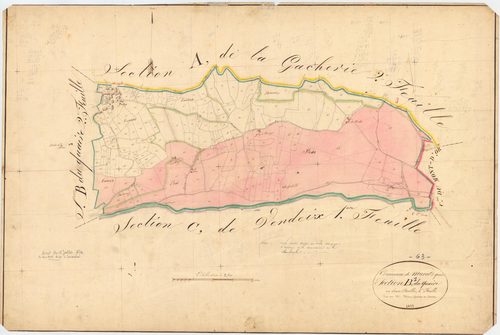 Murat-le-Quaire - 51 FI 778      Section B du Quaire, 1ère feuille