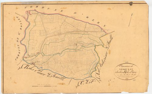 Nébouzat - 51 FI 784      Section B des Eaux, 1ère feuille