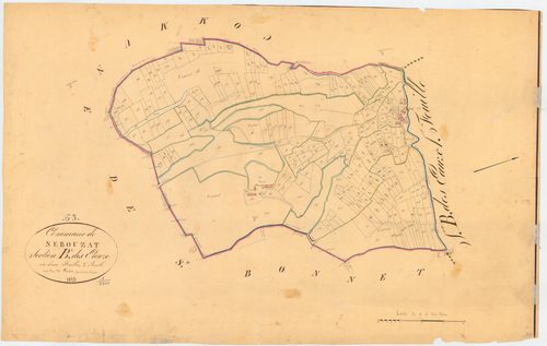 Nébouzat - 51 FI 785      Section B des Eaux, 2ème feuille