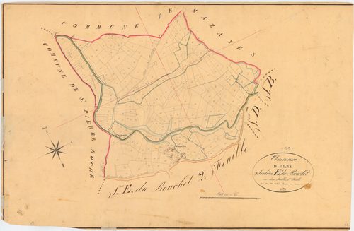 Olby - 51 FI 820      Section E du Bouchet, 1ère feuille