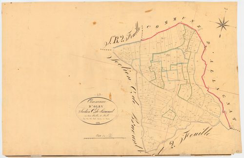 Olby - 51 FI 817      Section C de Bravant, 3ème feuille