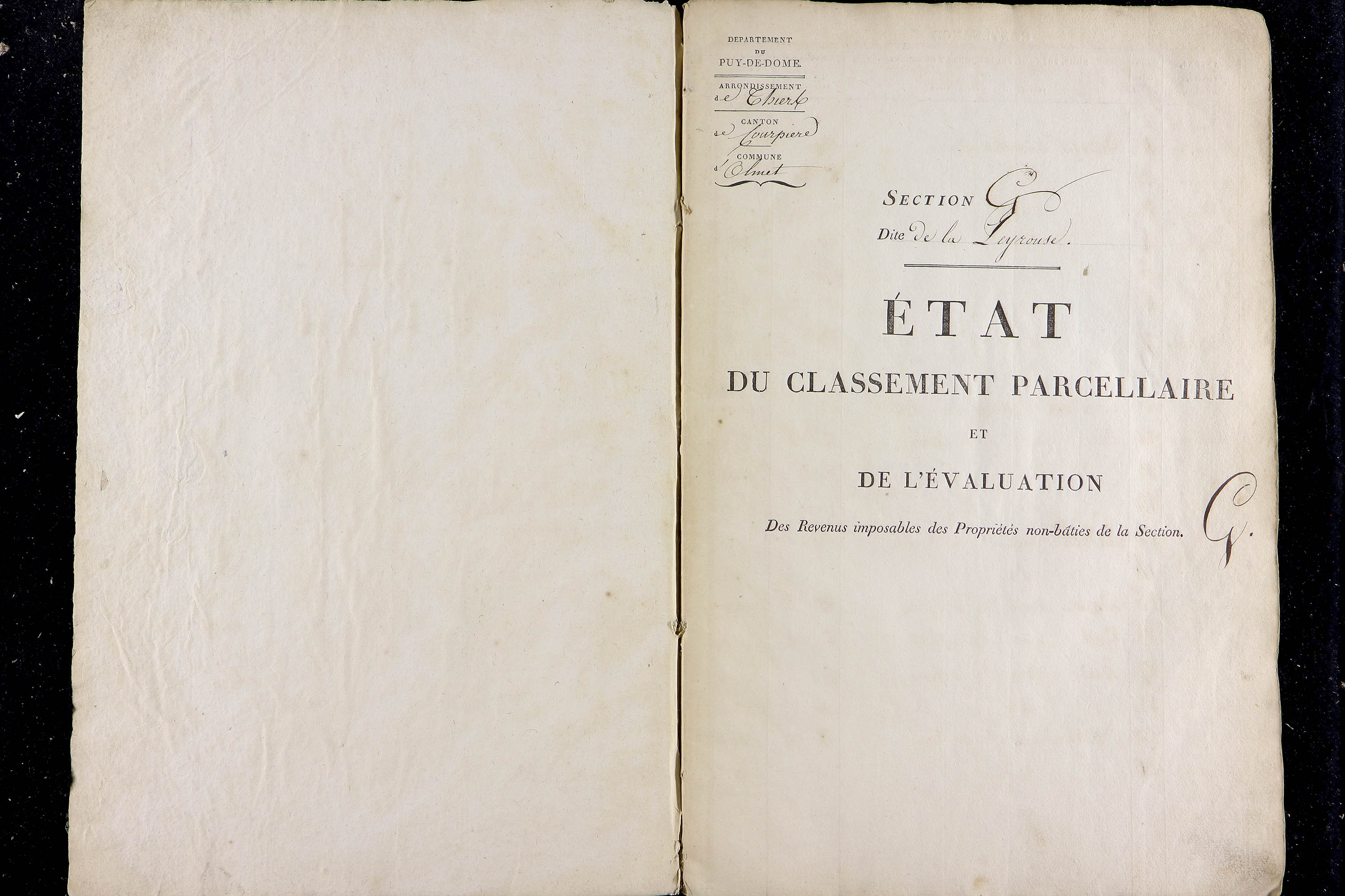 Olmet - P 12485      Section G