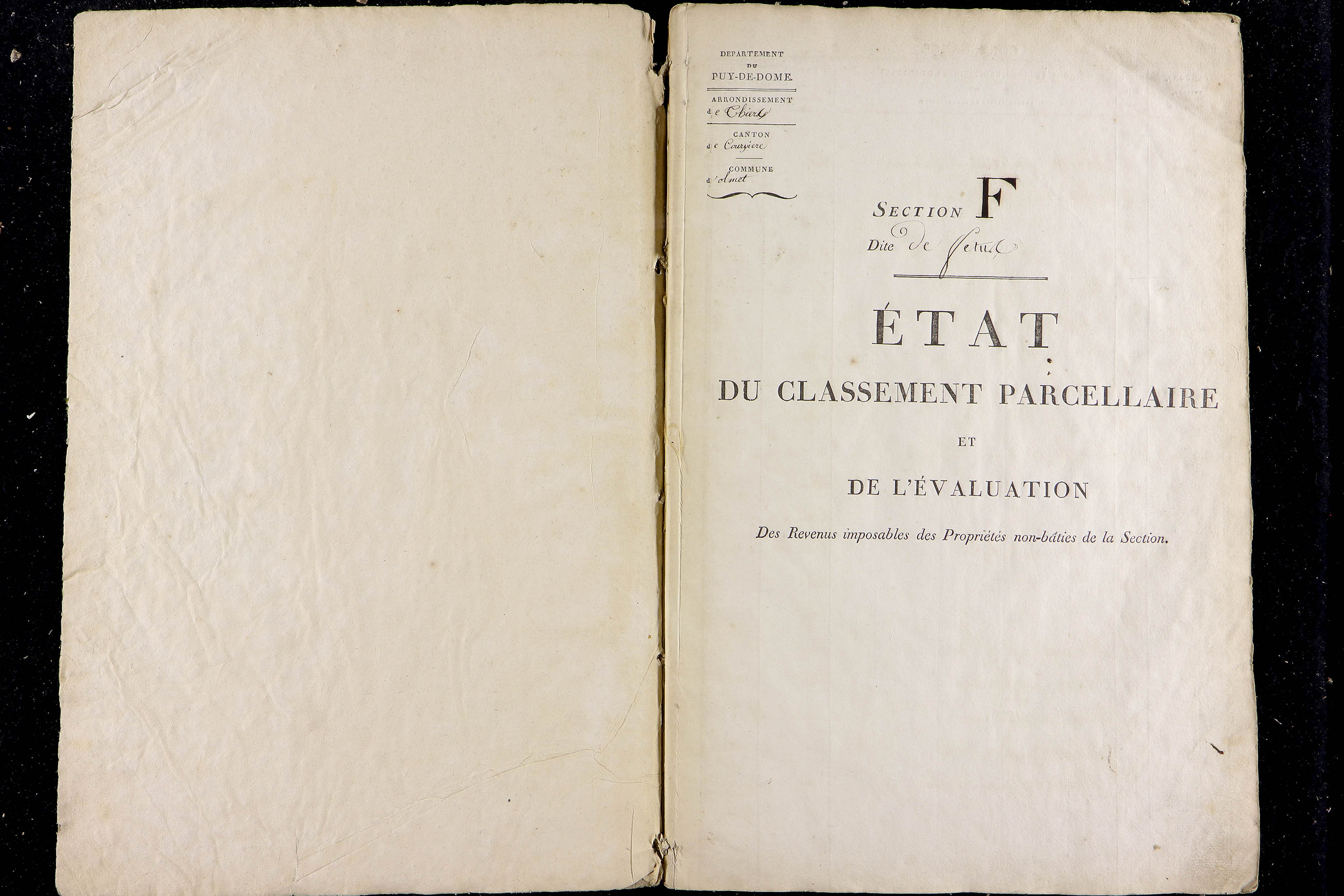 Olmet - P 12484      Section F