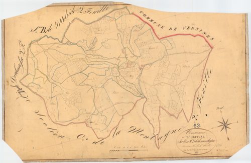 Orcival - 51 FI 859      Section C de la Montagne, 1ère feuille