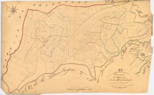 Orcival - 51 FI 862      Section D de Douharesse, 2ème feuille