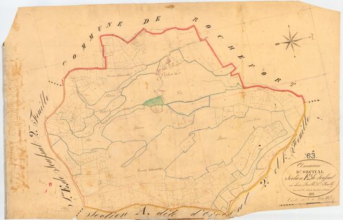 Orcival - 51 FI 863      Section E de Loussat, 1ère feuille