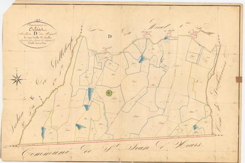 Orléat - 55 FI 713      Section D du Miral, 2ème feuille