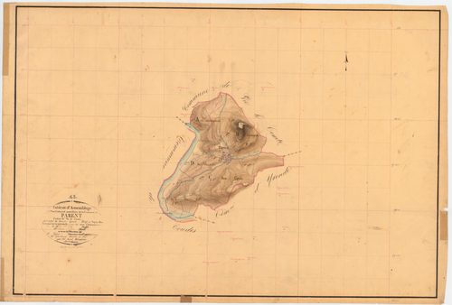 Parent - 51 FI 865      Tableau d'assemblage du plan cadastral parcellaire de la commune de Parent