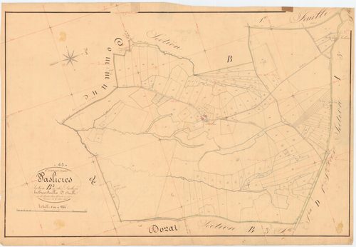 Paslières - 55 FI 735      Section B de chez Darbaud, 2ème feuille