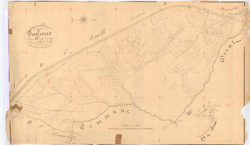 Paslières - 55 FI 736      Section B de chez Darbaud, 3ème feuille