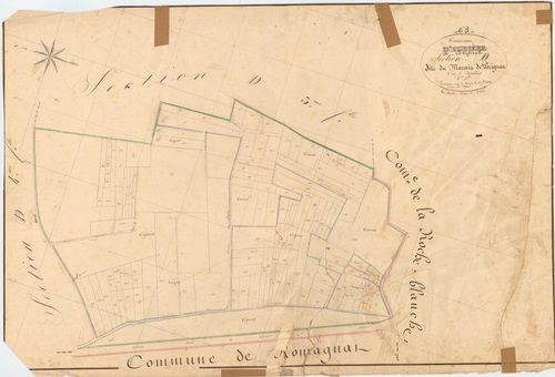Pérignat-lès-Sarliève - 51 FI 878      Section D du Marais de Pérignat, 5ème feuille