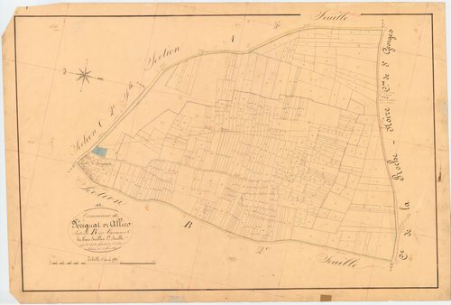 Pérignat-sur-Allier - 51 FI 885      Section B des Varennes, 1ère feuille