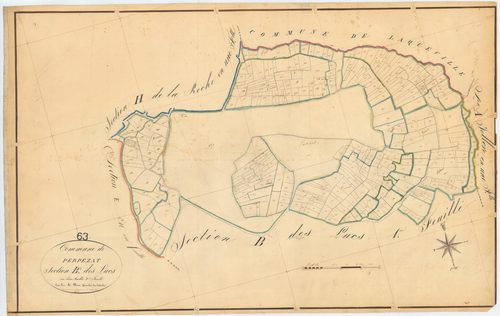 Perpezat - 51 FI 894      Section B des Lucs, 2ème feuille