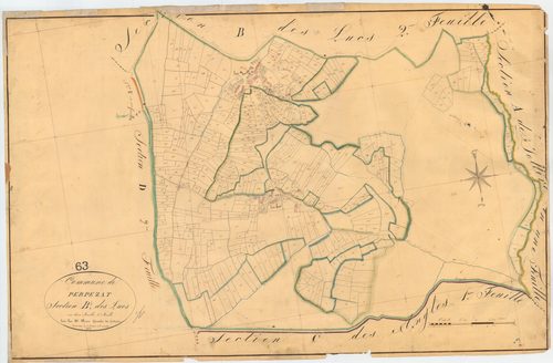 Perpezat - 51 FI 893      Section B des Lucs, 1ère feuille