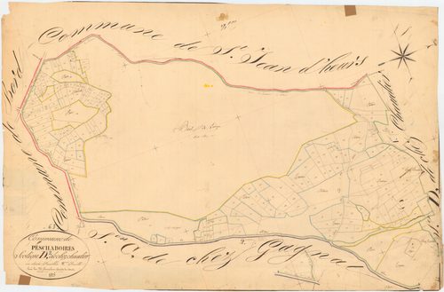 Peschadoires - 55 FI 755      Section D de chez Chaudier, 2ème feuille