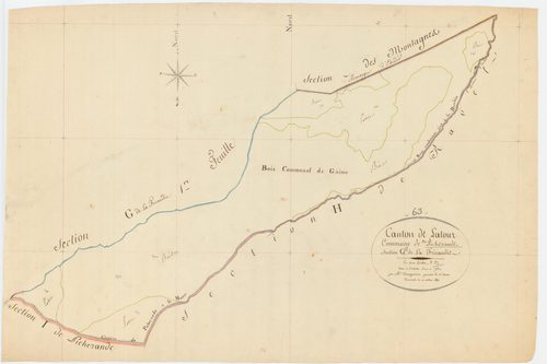 Picherande - 54 Fi 683      Section G de la Fricaudie, 2ème feuille