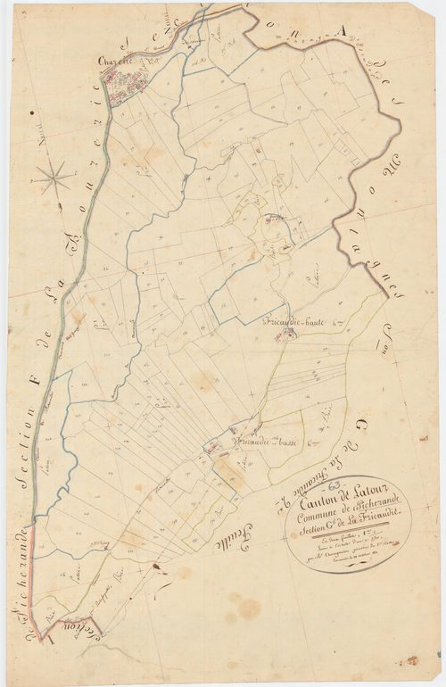 Picherande - 54 Fi 682      Section G de la Fricaudie, 1ère feuille