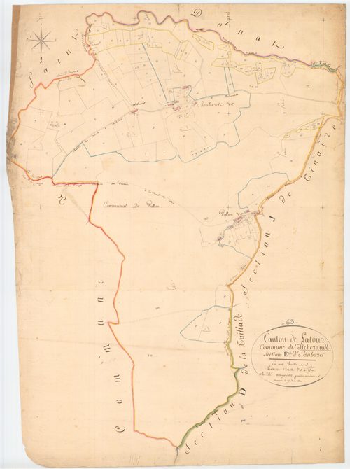 Picherande - 54 Fi 680      Section E d'Aubaret