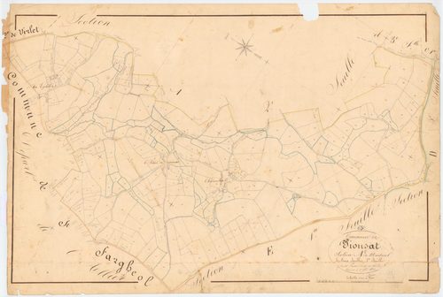 Pionsat - 53 FI 743      Section A du Marturet, 1ère feuille