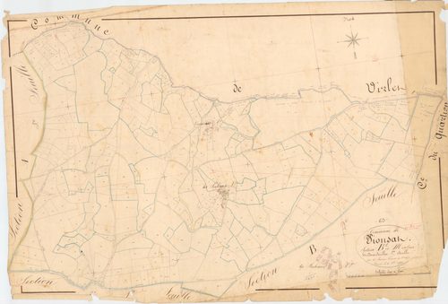 Pionsat - 53 FI 746      Section B de Montroi, 1ère feuille