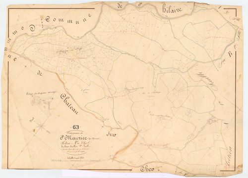 Pionsat - 53 FI 1111      Section A du Cluzel, 2ème feuille