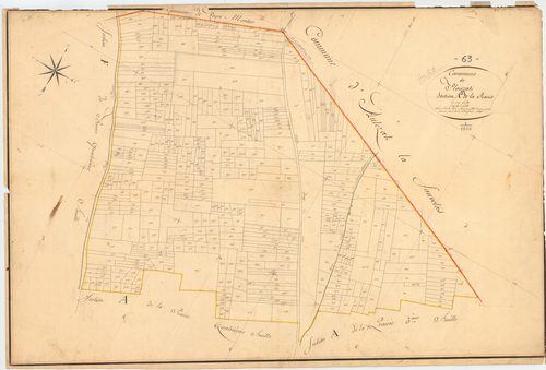 Plauzat - 51 FI 921      Section A de la Prairie, 5ème feuille