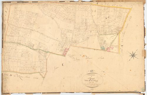 Plauzat - 51 FI 934      Section E du Bourg, 2ème feuille