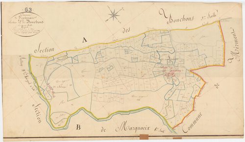 Pontaumur - 53 FI 757      Section A des Bouchons, 4ème feuille