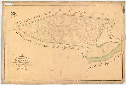 Pont-du-Château - 51 FI 949      Section D de la Pradelle, 1ère feuille