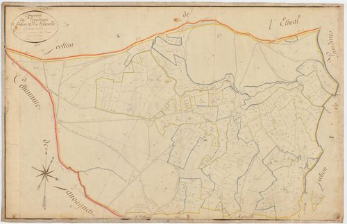 Prondines - 51 FI 971      Section E d'Arfeuille, 1ère feuille