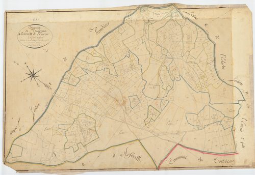 Prondines - 51 FI 969      Section D de l'Emerie, 1ère feuille