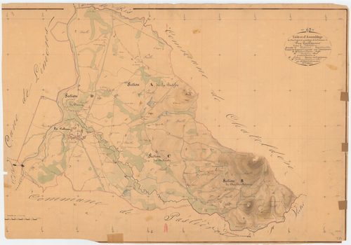 Puy-Guillaume - 55 FI 758      Tableau d'assemblage du plan cadastral parcellaire de la commune de Puy-Guillaume