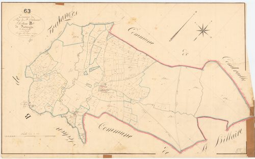 Puy-Saint-Gulmier - 53 FI 796      Section B de Fratanges, 2ème feuille