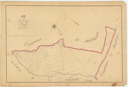 Puy-Saint-Gulmier - 53 FI 798      Section C de Neuvialle, 1ère feuille