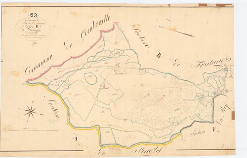 Puy-Saint-Gulmier - 53 FI 795      Section B de Fratanges, 1ère feuille
