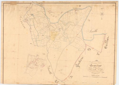Le Quartier - 53 FI 814      Section C du Poirier, 1ère feuille