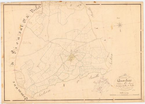 Le Quartier - 53 FI 807      Section A d'Aizier, 2ème feuille