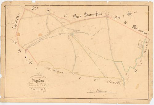 Randan - 53 FI 827      Section A des Forêts, 3ème feuille
