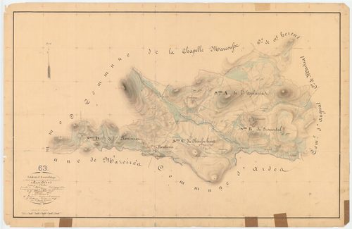 Rentières - 54 Fi 693      Tableau d'assemblage du plan cadastral parcellaire de la commune de Rentières