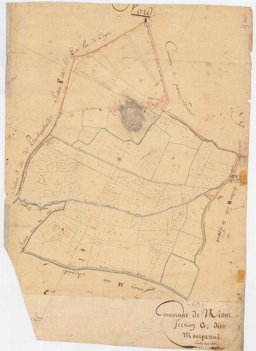 Riom - 53 FI 847      Section G de Montpertuis