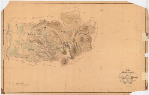 Ris - 55 FI 783      Tableau d'assemblage du plan cadastral parcellaire de la commune de Ris