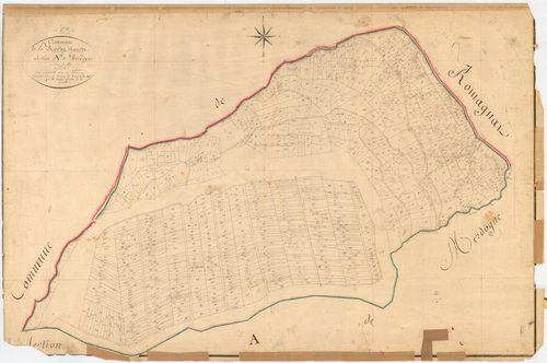 La Roche-Blanche - 51 FI 1002      Section A de Merdogne, 1ère feuille