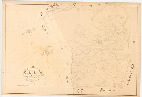 Roche-Charles-la-Mayrand - 54 Fi 702      Section A de Bostabert, 1ère feuille