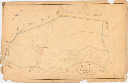 Romagnat - 51 FI 1033      Section B des Pérouses, 1ère feuille