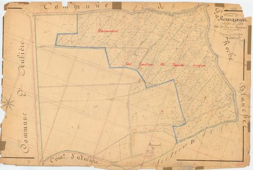 Romagnat - 51 FI 1039      Section D de Pra et Bonneval, 3ème feuille