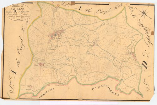 Saillant - 55 FI 807      Section D d'Espinasse, 1ère feuille