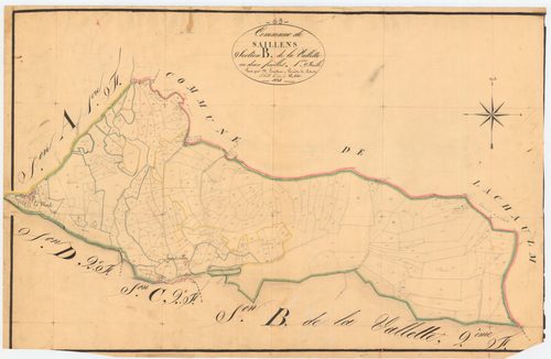 Saillant - 55 FI 803      Section B de la Valette, 1ère feuille
