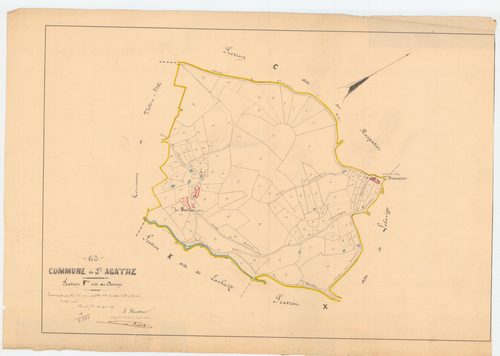 Sainte-Agathe - 55 FI 813      Section F du Buisson