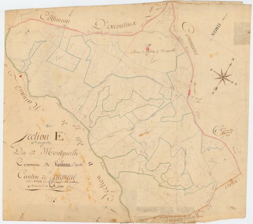 Sainte-Agathe - 55 FI 812      Section E de Montguerlhe
