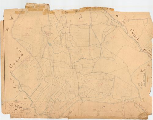 Saint-Alyre-d'Arlanc - 55 FI 825      Section B du Bourg, 1ère feuille